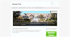 Desktop Screenshot of barclaypark.org